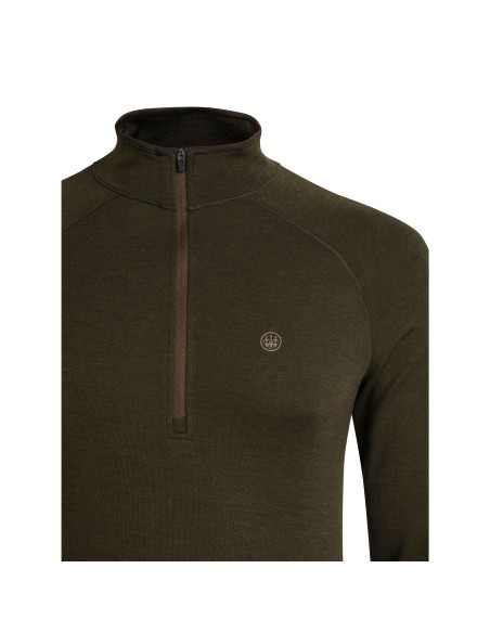 Jersey térmico Glider Merino con cremallera media Beretta
