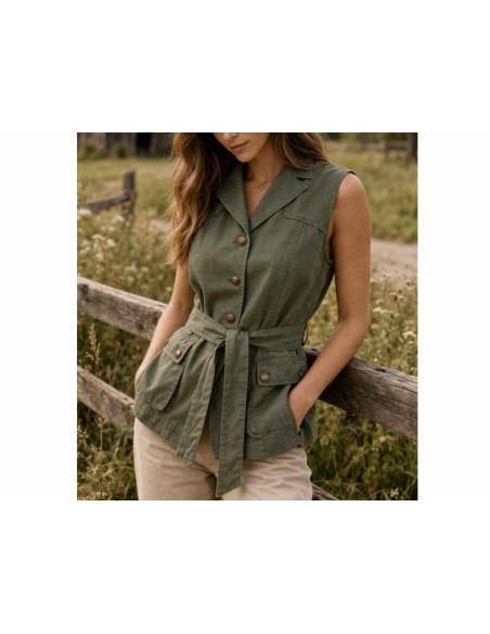 Chaleco mujer Schneiders verano color verde