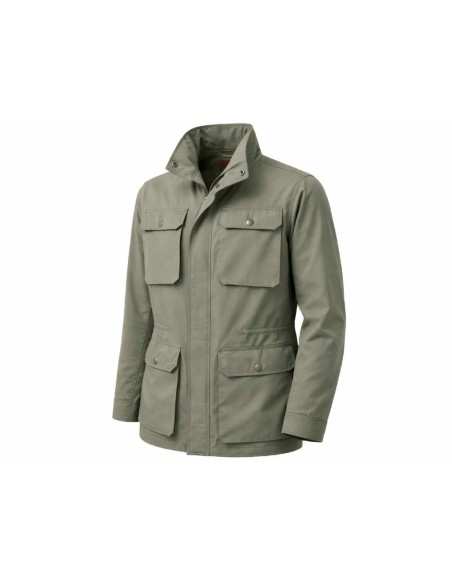 Chaqueta multibolsillos verde
