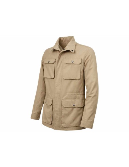 Chaqueta multibolsillos camel
