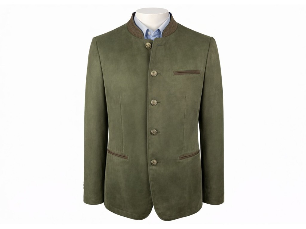 Chaqueta austríaca verde y marrón