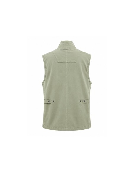 Chaleco bolsillos verde claro