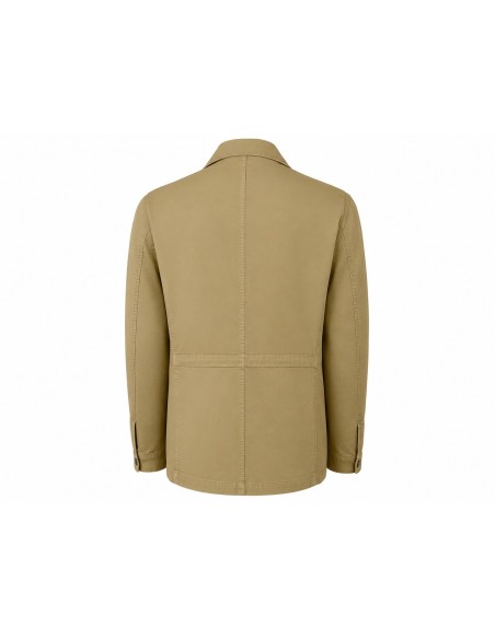 Chaqueta bolsillos beige