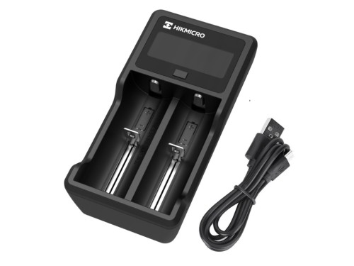 Cargador externo con 2 canales HIKMICRO