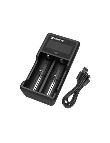 Cargador externo con 2 canales HIKMICRO