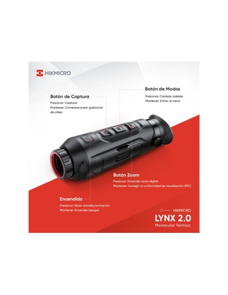 Monocular térmico LYNX Pro LH25 2.0 HIKMICRO