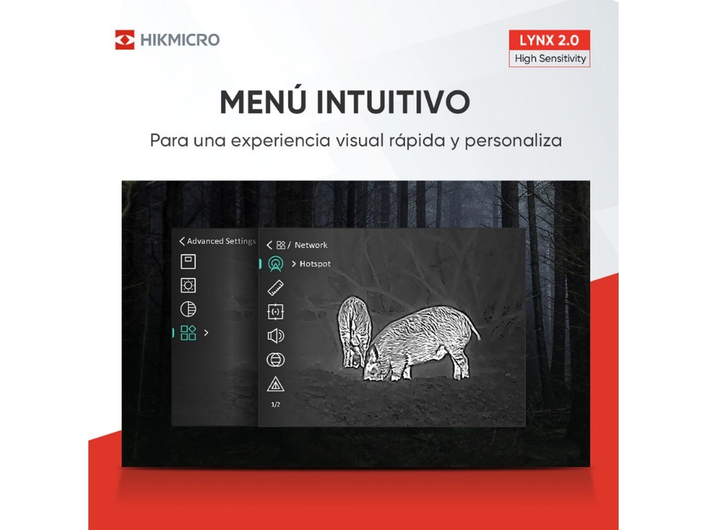Monocular térmico LYNX Pro LH25 2.0 HIKMICRO