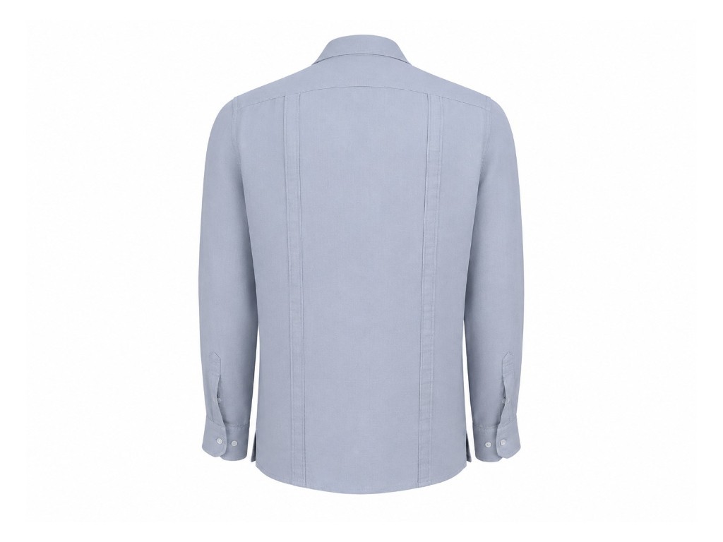 Guayabera Serbal color azul