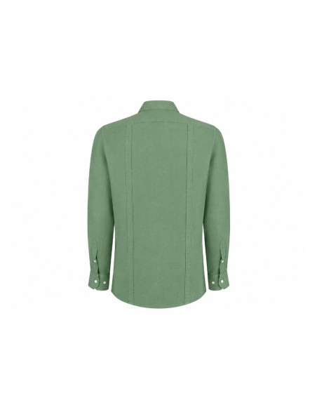 Guayabera Serbal color verde