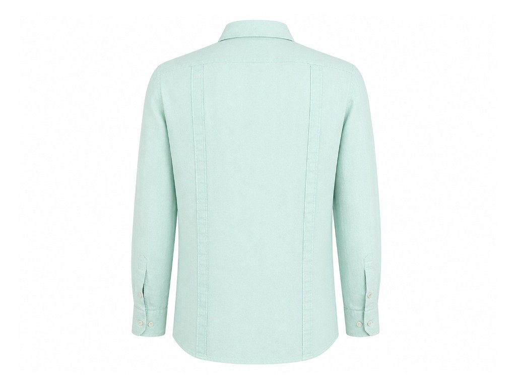 Guayabera Serbal color verde agua