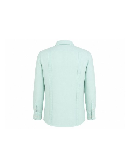 Guayabera Serbal color verde agua