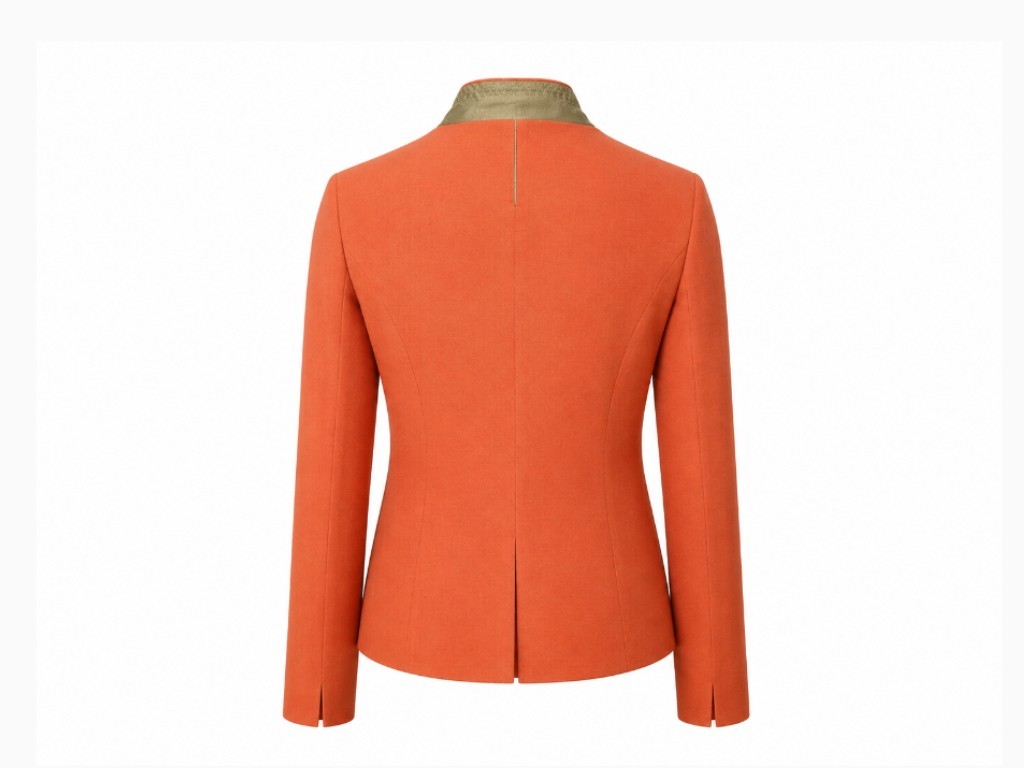 Austriaca mujer lino coral