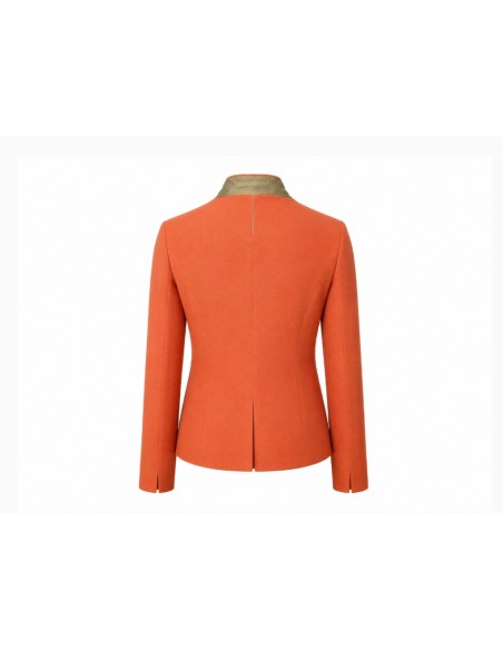 Austriaca mujer lino coral