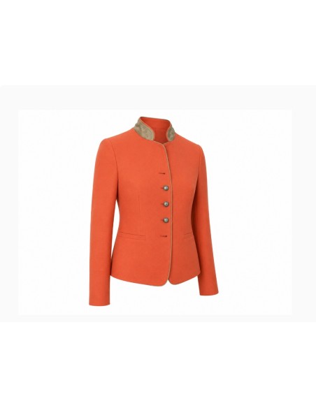 Austriaca mujer lino coral