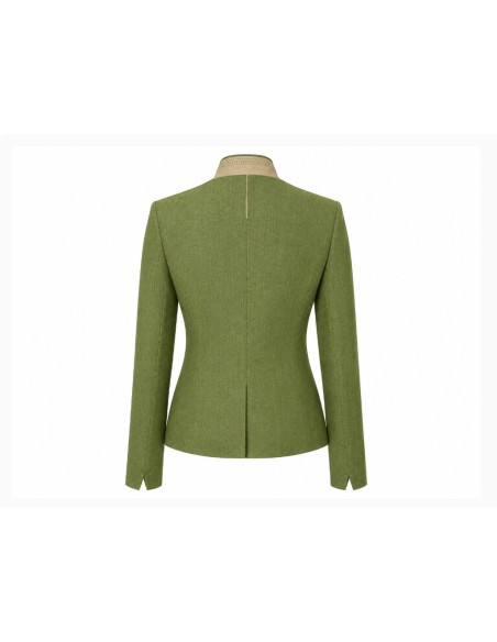 Austriaca mujer lino verde