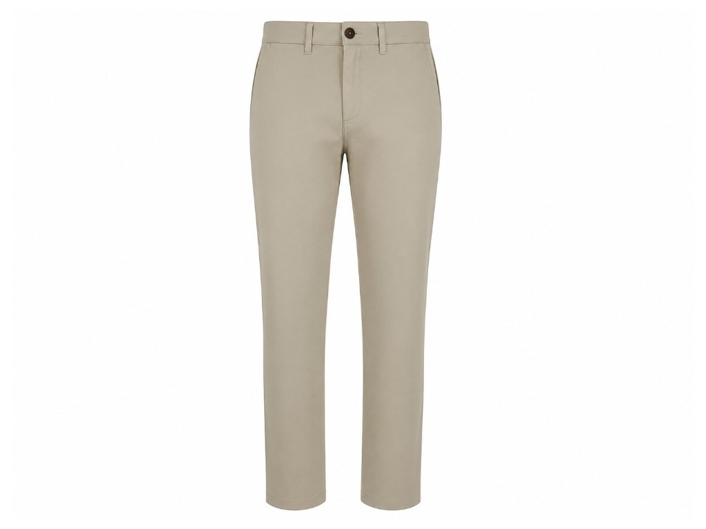 Pantalón algodón beige