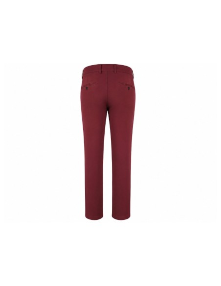 Pantalón algodón burdeos