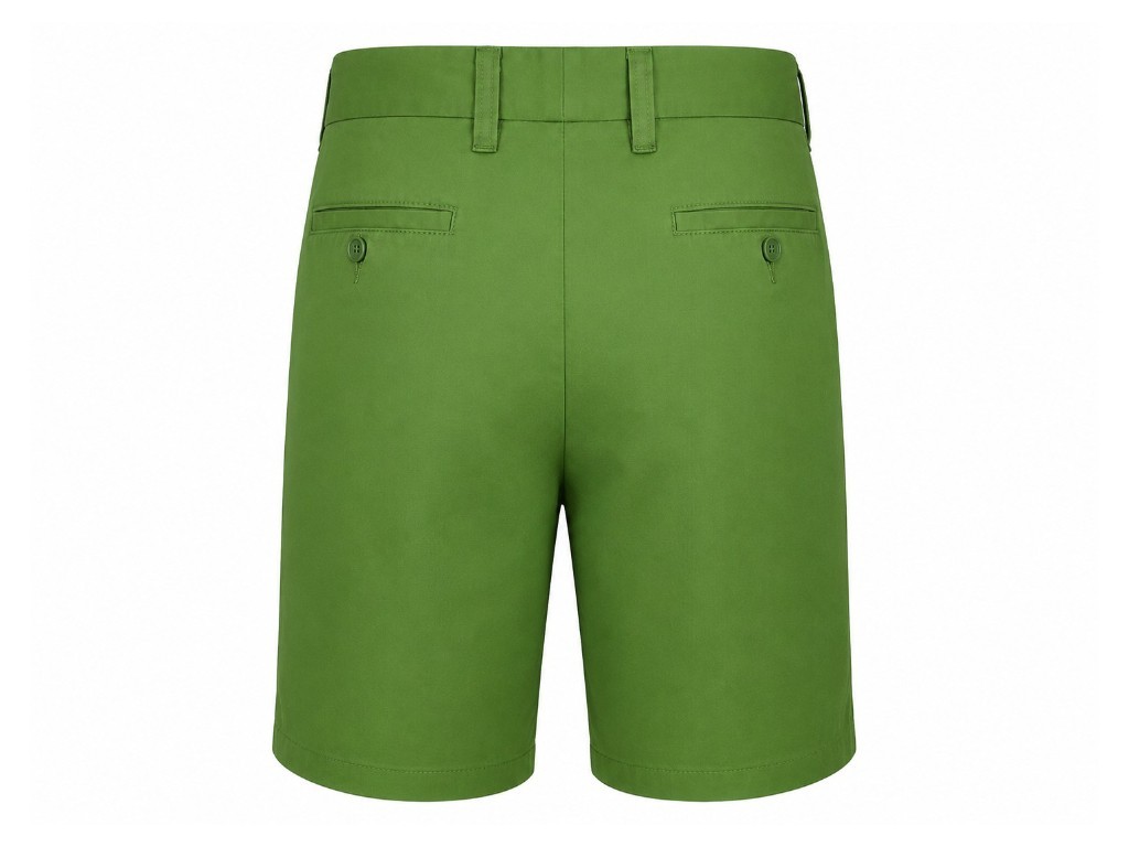 Bermuda de algodón color verde manzana