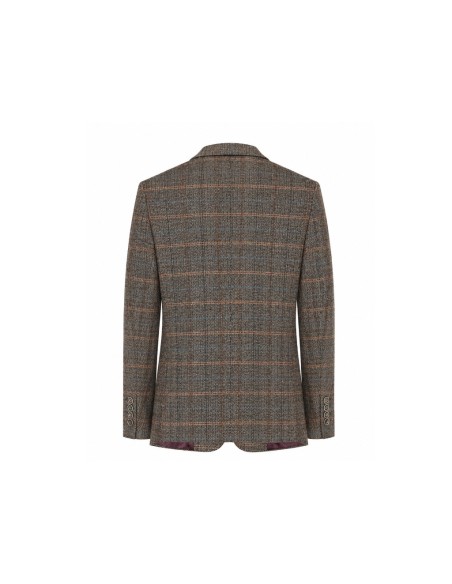 Chaqueta Americana Marrón Desmontable con Pecherín