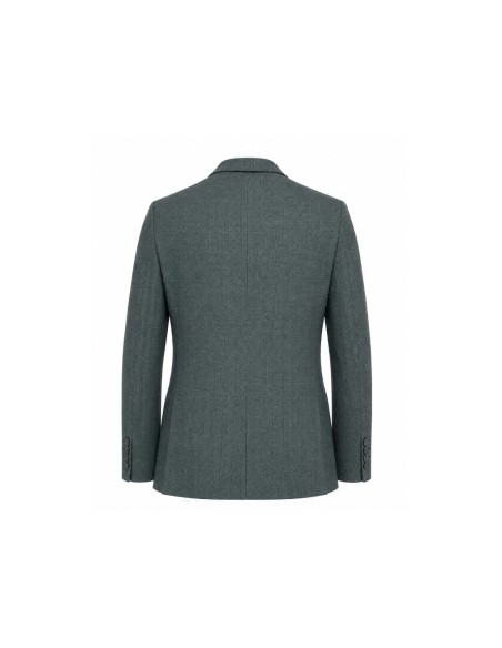 Chaqueta americana verde con pecherín desmontable