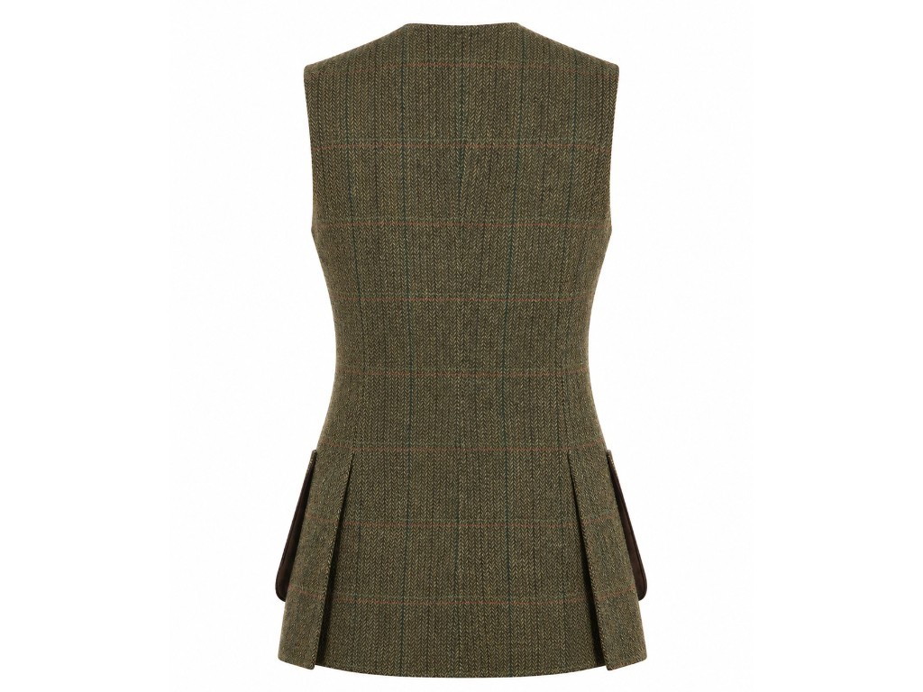 Tiradora de tweed para señora – Estilo clásico campestre