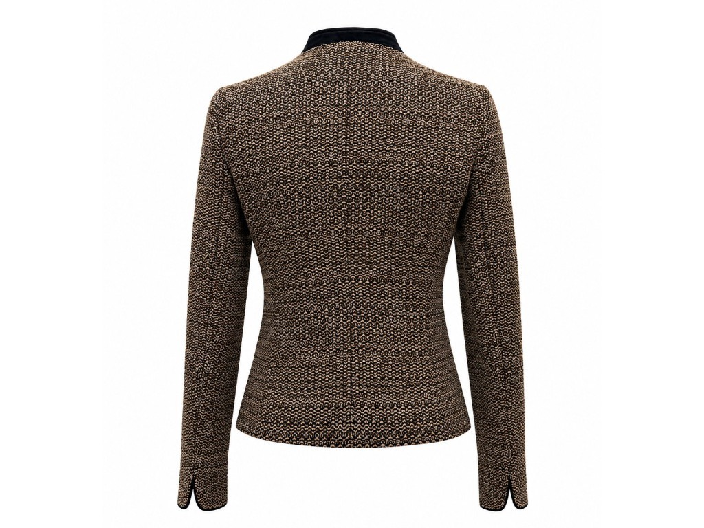 Austriaca de mujer en color camel/negro