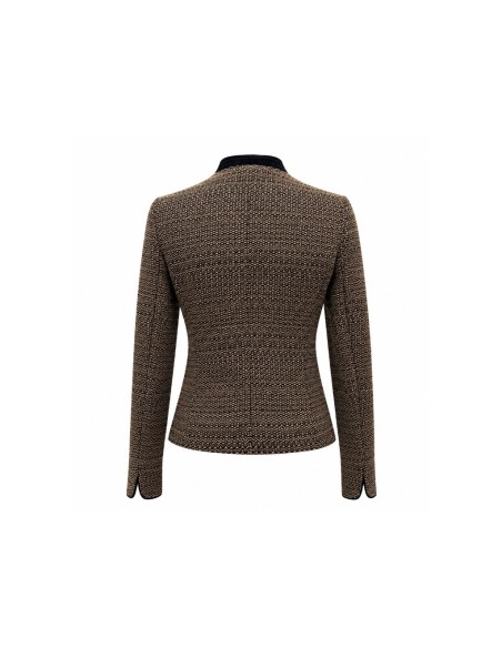 Austriaca de mujer en color camel/negro