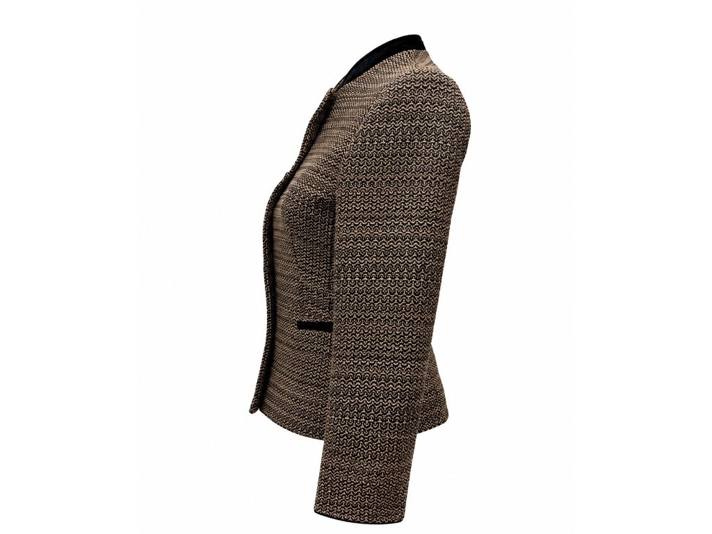 Austriaca de mujer en color camel/negro