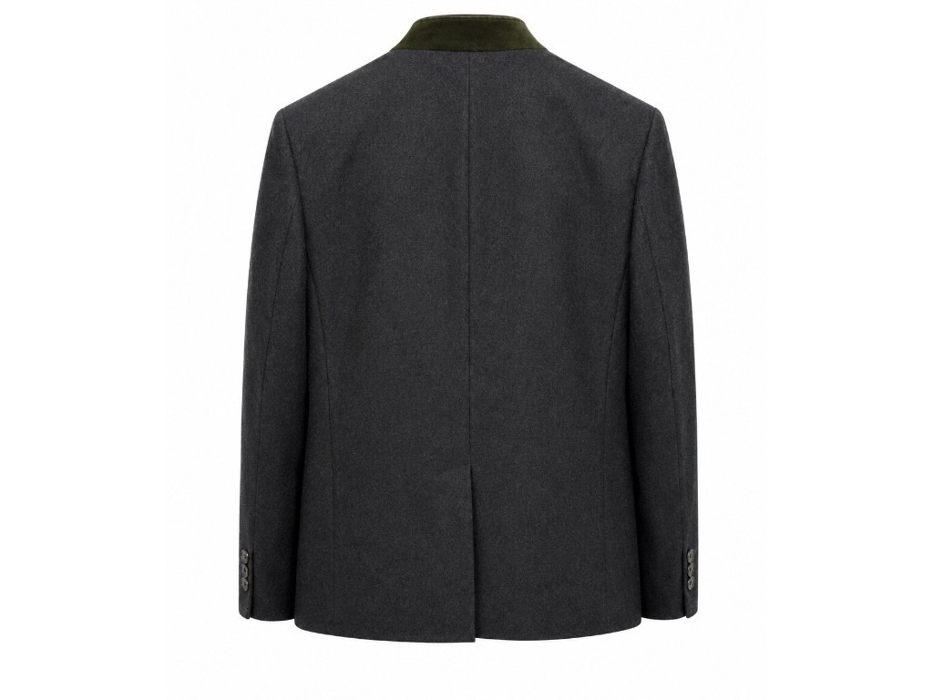 Chaqueta austriaca de lana en color negro