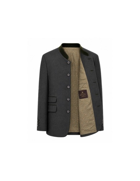 Chaqueta austriaca de lana en color negro