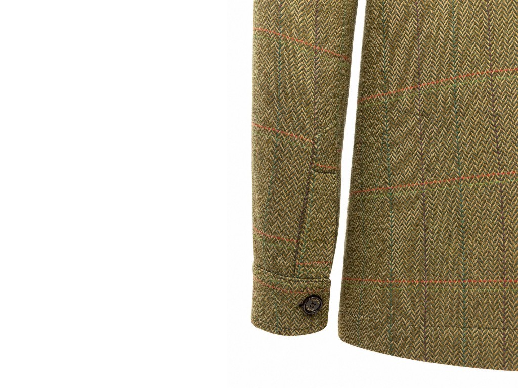 Teba tweed verde y marrón  2 botones