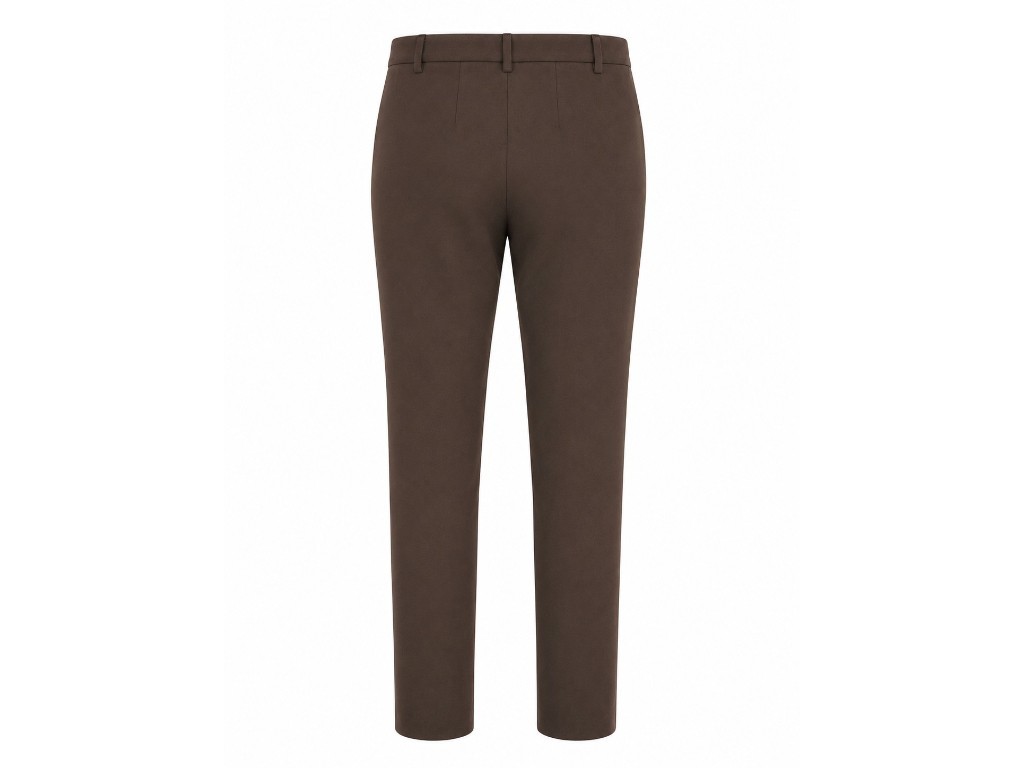 Pantalón antelina marrón