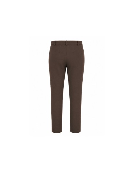 Pantalón antelina marrón