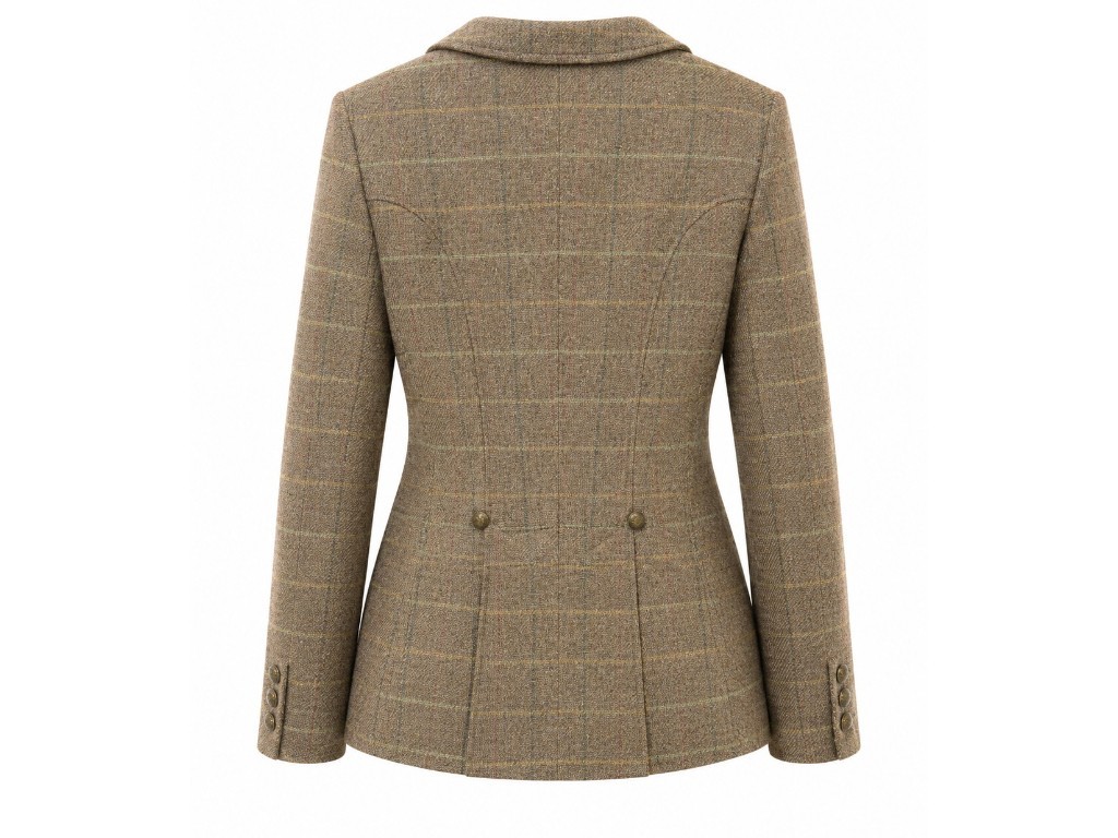 Chaqueta hípica de mujer camel