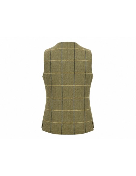 Tiradora tweed cuadros amarillo/marrón