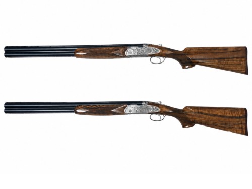 Escopetas  Beretta  pareja   calibre 12  cañon  71 cm