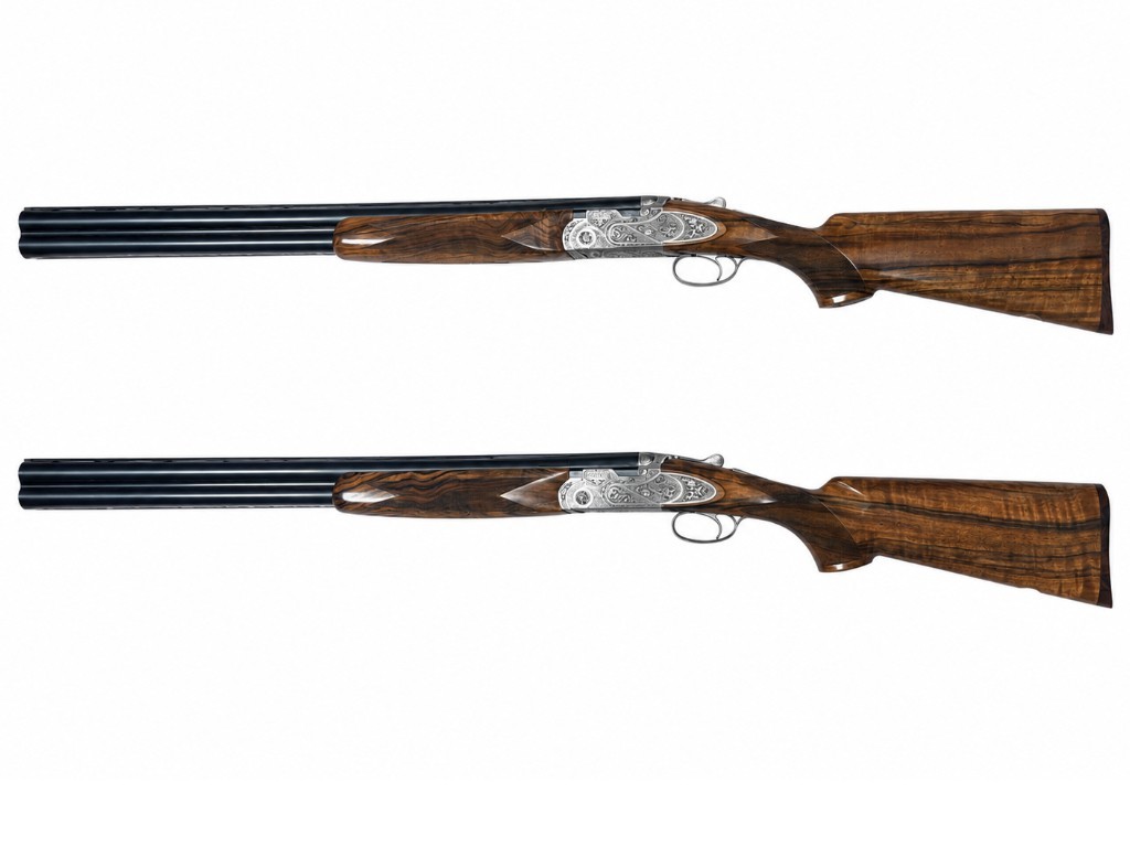 Escopetas  Beretta  pareja   calibre 12  cañon  71 cm