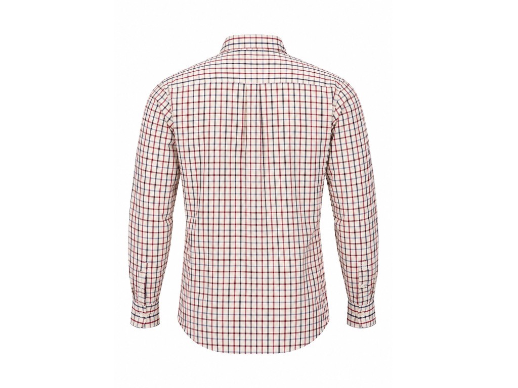 Camisa Ikley Check Red Alan Paine