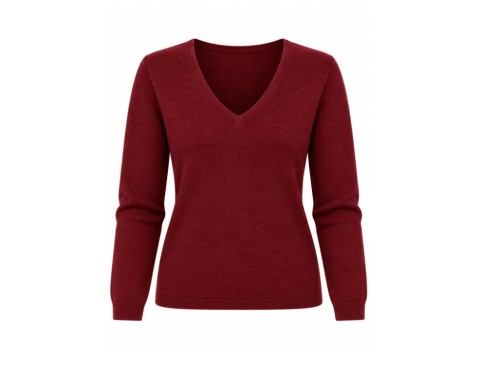 JERSEY V MUJER LANA 100%