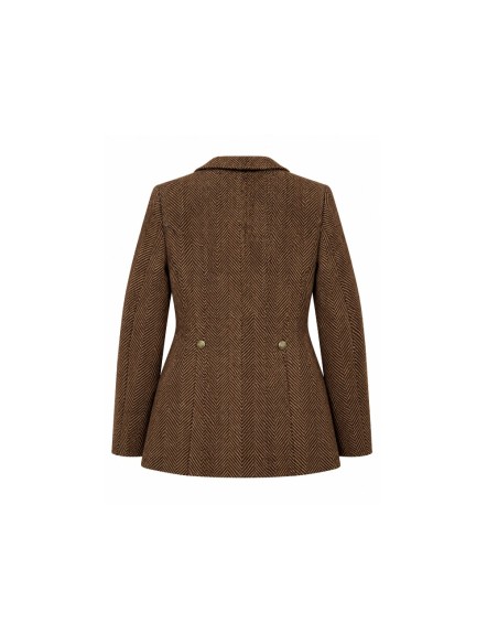 Chaqueta hípica de mujer color marrón