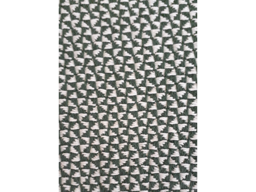 Manta 130x200 algodón color verde