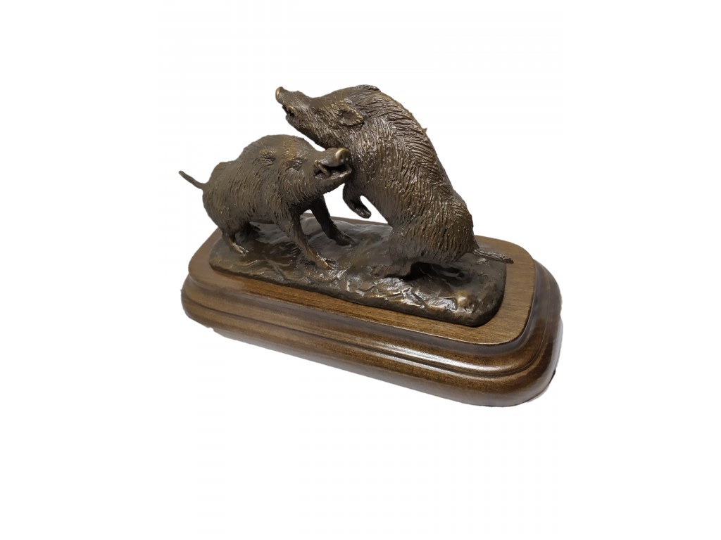 Bronce de pelea de cochinos de Lucio Relaño