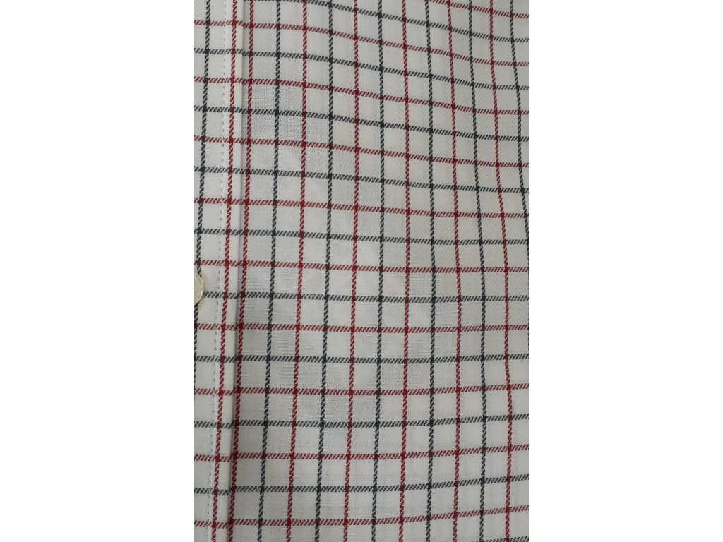 Camisa cuadros rojo y verde
