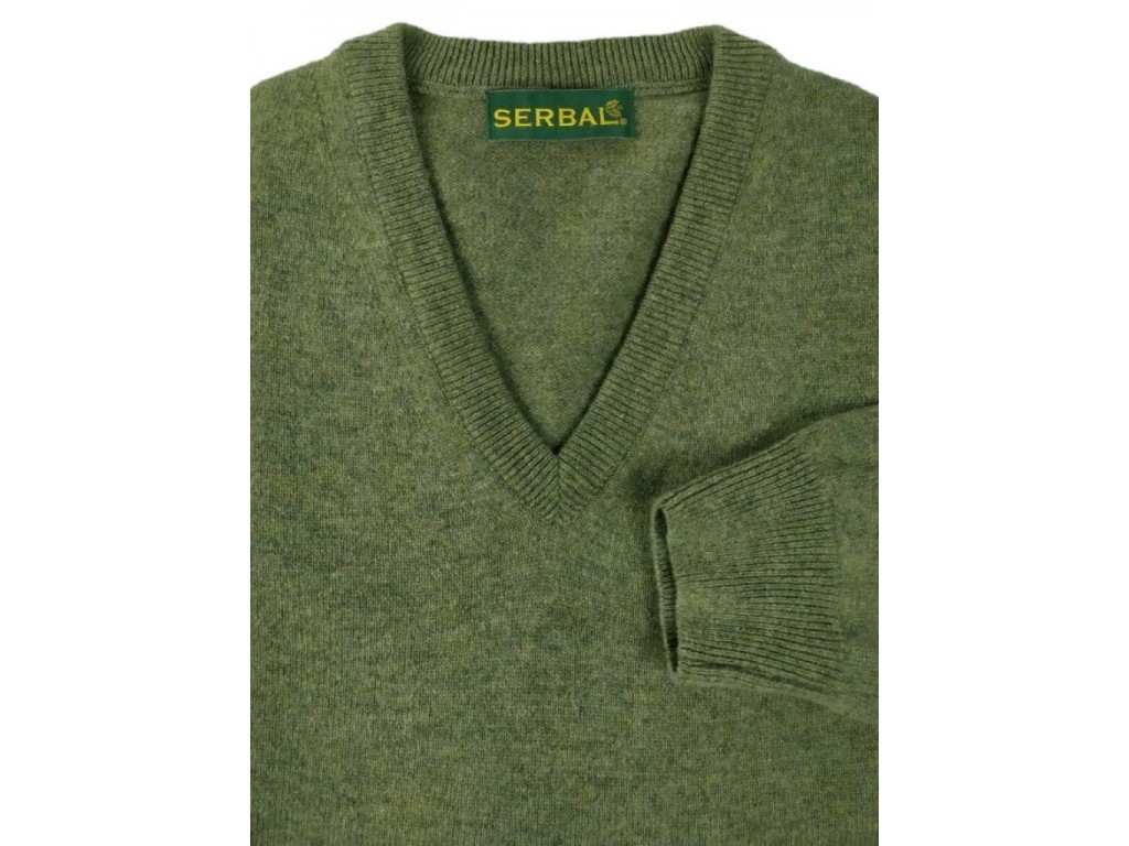 Jersey de pico para hombre verde claro