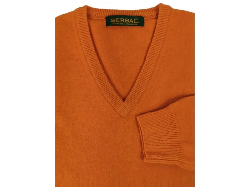 Jersey de lana 100% calabaza