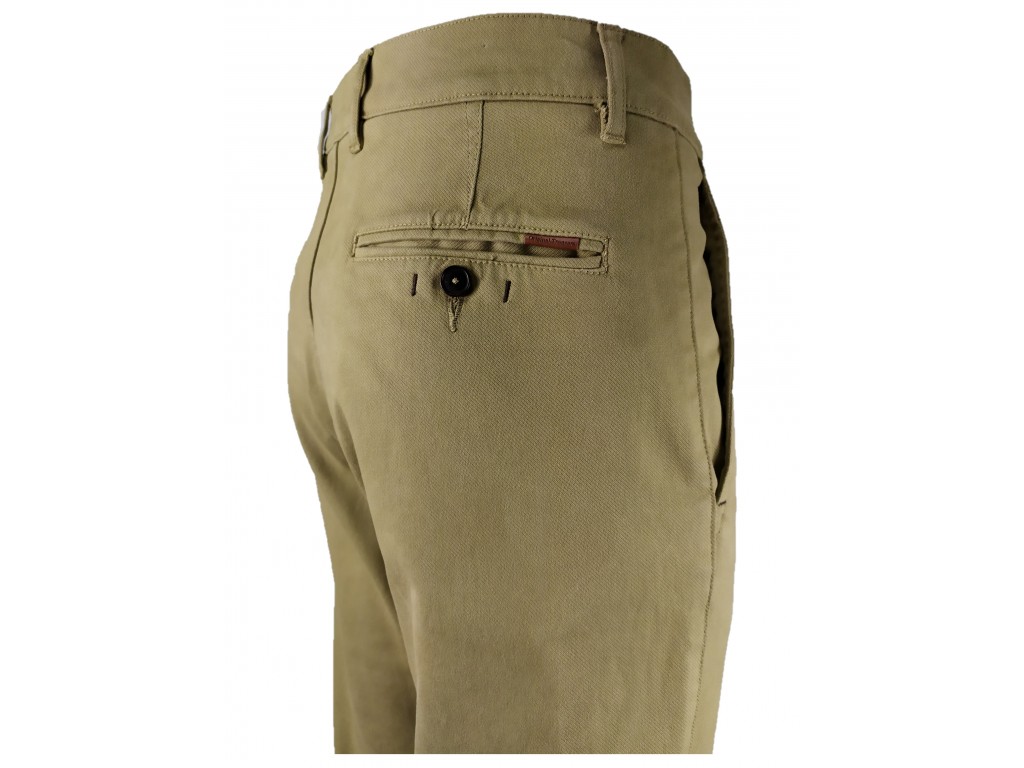 Pantalón algodón tostado