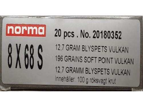 NOR 8X68S VULK 196 G 2