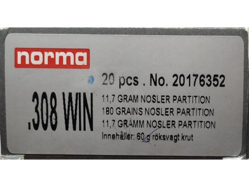 NRMA 308 WIN NOSLER PART.180G 2