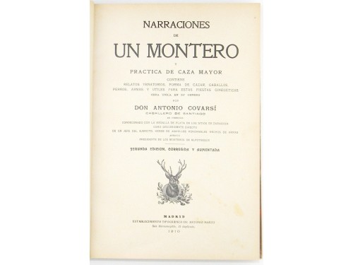 Narraciones de un Montero y Prácticas de Caza Mayor 2