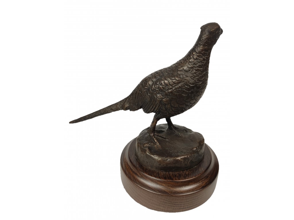Bronce pequeño de faisán de Lucio Relaño.
